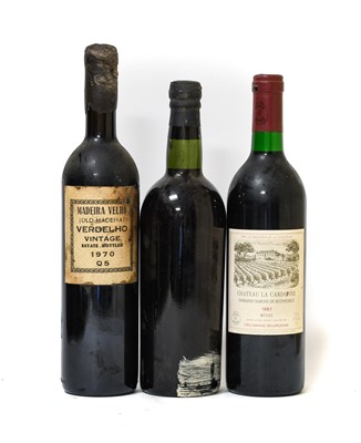 Lot 3170 - Madeira Velho Verdelho 1970 Vintage (one...