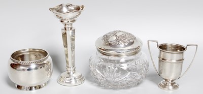 Lot 35 - Four Assorted Silver Items, comprising a sugar-...