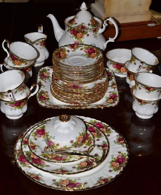 Lot 455 - Royal Albert Old Country Roses part tea set