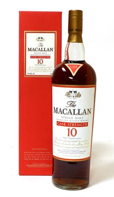 Lot 3084 - The Macallan Cask Strength 10 Years Old Single...