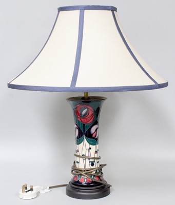 Lot 343 - A Modern Moorcroft Pottery Table Lamp, a...