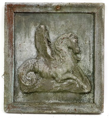 Lot 196 - A Set of Three Lead Plaques, 19th century, of...