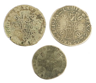 Lot 287 - Trio of Scottish, Charles II Silver Coins,...