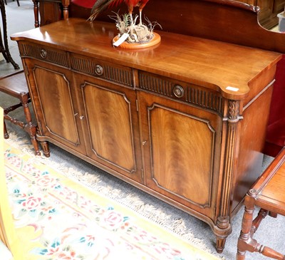 Lot 1318 - A Reproduction Mahogany Regency Style...