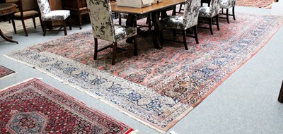 Lot 1217 - Saroukh Carpet, the faded strawberry field...