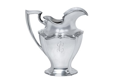 Lot 2368 - An American Silver Water-Jug