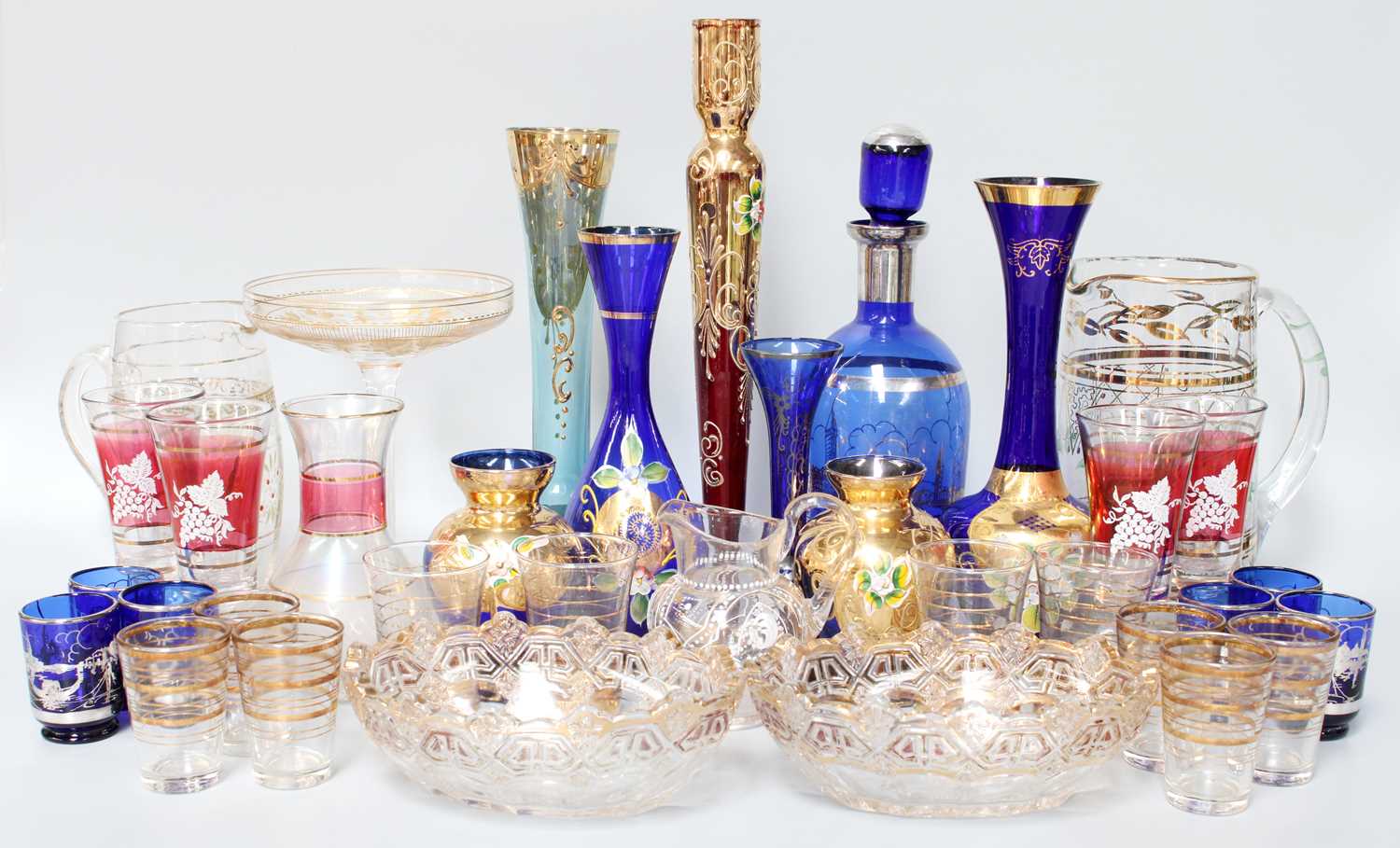 Lot 194 - A Quantity of Venetian Glass, 20th century,...