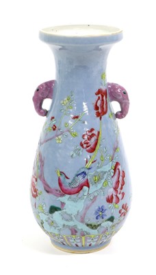 Lot 254 - A Chinese Porcelain Vase, Kangxi mark but 19th...