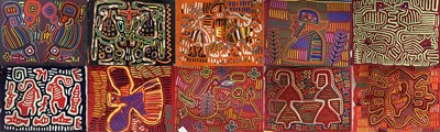 Lot 2073 - Collection of 20th Century Molas from San Blas...
