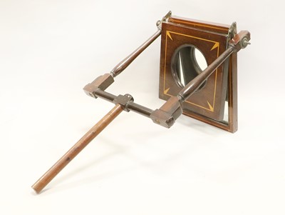 Lot 177 - A Victorian Inlaid Mahogany Zograscope, 49cm high