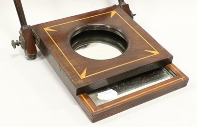 Lot 177 - A Victorian Inlaid Mahogany Zograscope, 49cm high