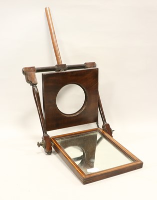 Lot 177 - A Victorian Inlaid Mahogany Zograscope, 49cm high