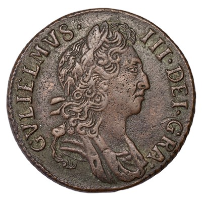 Lot 303 - Ireland, William III, Halfpenny 1696, (S.6598),...