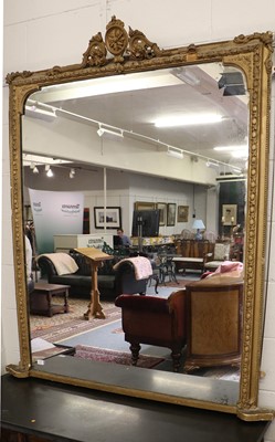 Lot 1277 - A 19th Century Gilt Framed Mirror, with...