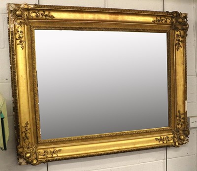 Lot 1327 - A 19th Century Gilt Framed Mirror, with later...