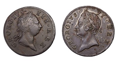 Lot 305 - Ireland, George II, Halfpenny 1760, (S.6610),...