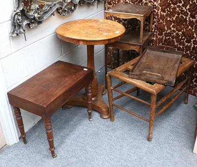 Lot 1298 - A Group of 19th Century Furniture, comprising;...