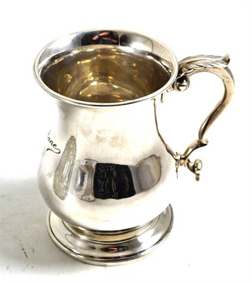 Lot 487 - A George VI silver large baluster mug engraved ";Jane";, London 1944