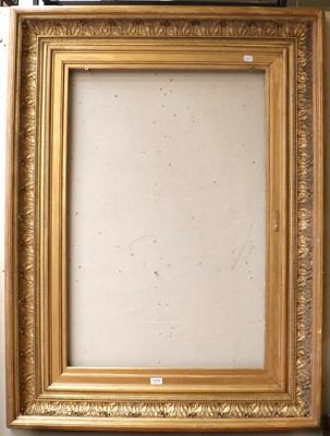 Lot 1310 - A Victorian Rectangular Gilt Picture Frame,...