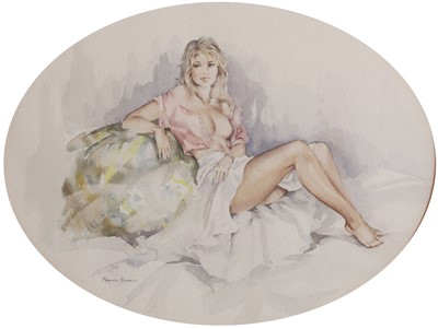 Lot 1024 - Francis Boxall (Contemporary) "A Quiet Moment"...