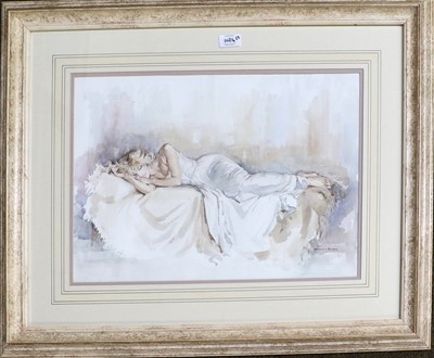 Lot 1024 - Francis Boxall (Contemporary) "A Quiet Moment"...