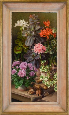 Lot 46 - Raymond Booth (1929-2015) “October Flowers”...