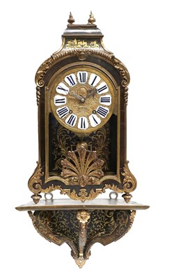 Lot 237 - A French "Boulle" Striking Bracket Clock,...