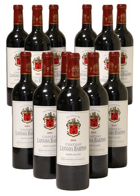 Lot 3242 - Château Langoa-Barton 2003, Saint Julien...