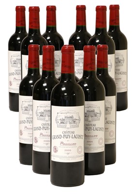 Lot 3236 - Château Grand Puy Lacoste 2005, Pauillac...