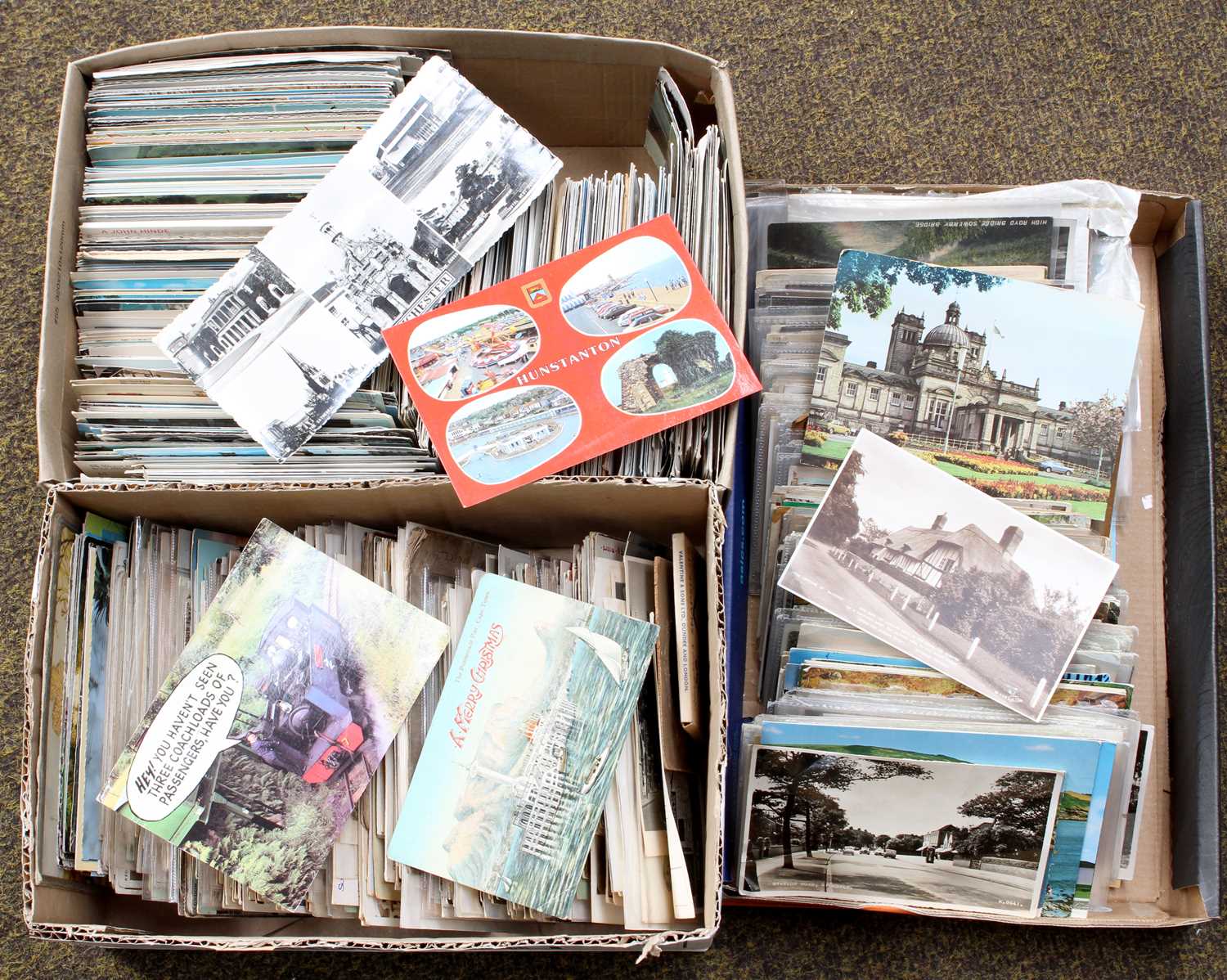 Lot 329 - A Selection of Postcards (in three boxes)