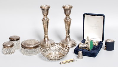 Lot 38 - A Collection of Assorted Silver, including a...