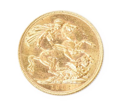 Lot 195 - Jeweller's Copy of a George V, Sovereign 1912,...