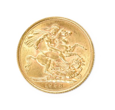 Lot 190 - Elizabeth II, Sovereign 1958; Extremely Fine