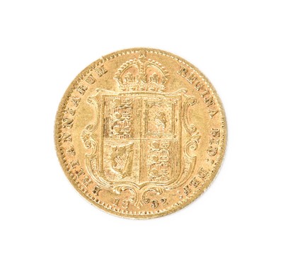 Lot 186 - Victoria, Half Sovereign 1892; Good Fine