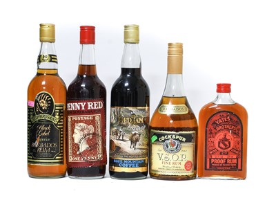 Lot 3166 - Penny Red Dark demerara Rum (one bottle), Old...