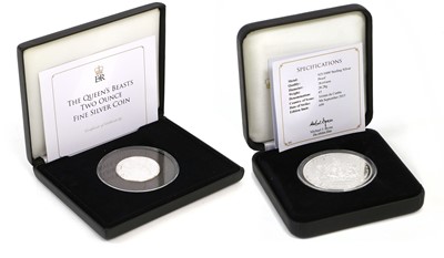 Lot 344 - Elizabeth II, Fine Silver 2oz Britannia 2016,...