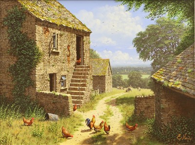 Lot 555 - Edward Hersey (b.1948) An extensive landscape...