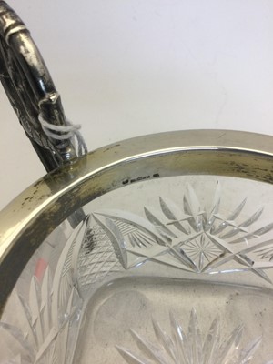 Lot 2382 - A Russian Silver-Mounted Cut-Glass Sugar-Bowl