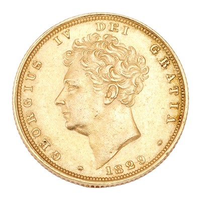 Lot 101 - George IV, Sovereign 1829, obv. bare head left,...