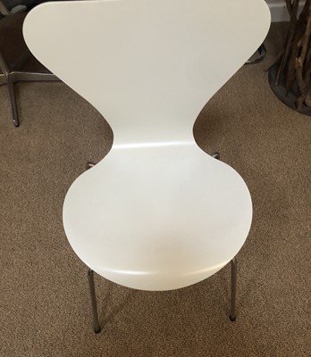 Lot 435 - Fritz Hansen: Six Series 7 Chairs, deigned by...
