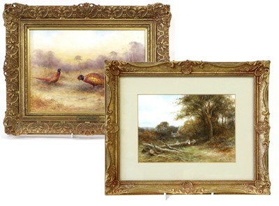 Lot 109 - A Rectangular Porcelain Plaque by Milwyn...