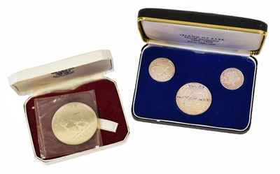 Lot 310 - Island of Sark, Fourth Centenary Silver Set...