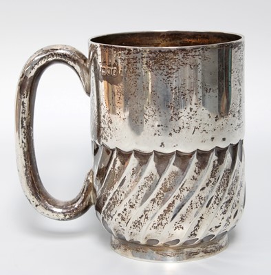 Lot 31 - An Edward VII Silver Mug, by William Hutton...
