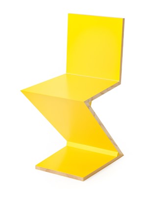 Lot 439 - Cassina: 280 Zig Zac Chair, designed by Gerrit...