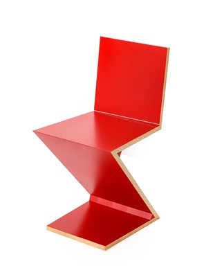 Lot 440 - Cassina: 280 Zig Zac Chair, designed by Gerrit...
