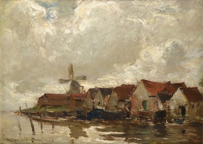 Lot 1103 - Arthur A Friedenson (1872-1955) Windmill and...
