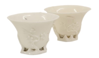 Lot 248 - A Near Pair of Chinese Blanc De Chine...