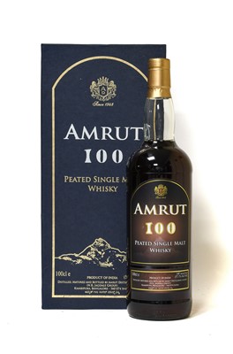 Lot 3124 - Amrut 100 Peated Single Malt Whisky, India, 57....