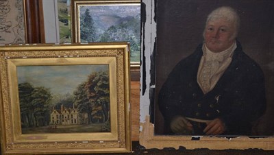 Lot 546 - Alice Grace Fenton (19th Century) Bamford Hall, Rochdale, signed, oil on canvas, together with...