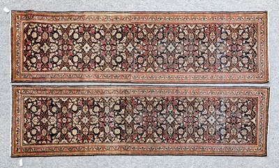 Lot 356 - Pair of Feraghan Runners West Iran, circa 1910...